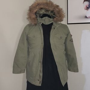 Boys M size 8 hooded medium winter jacket